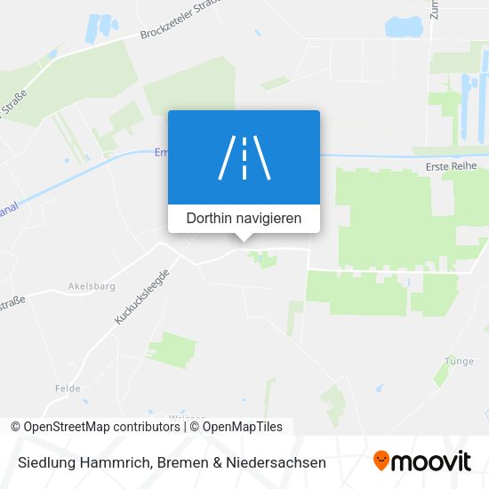 Siedlung Hammrich Karte