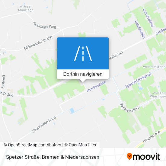 Spetzer Straße Karte