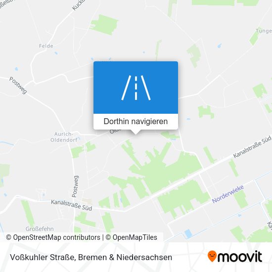 Voßkuhler Straße Karte
