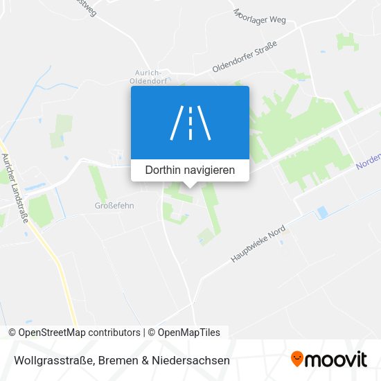 Wollgrasstraße Karte
