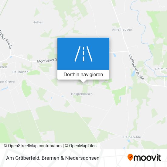 Am Gräberfeld Karte