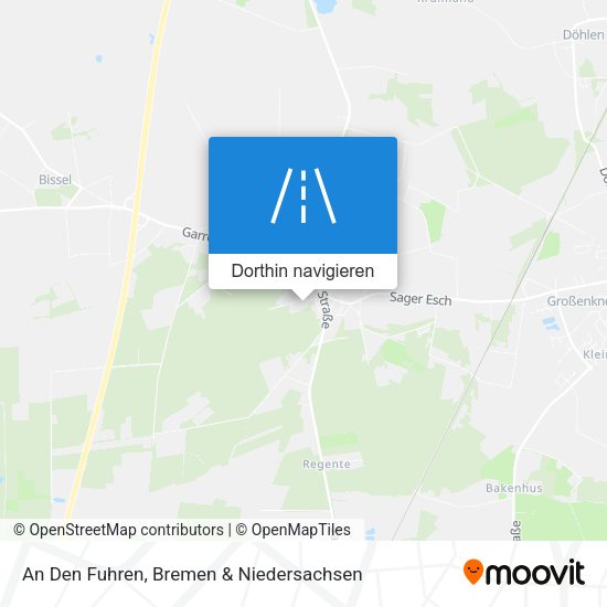 An Den Fuhren Karte
