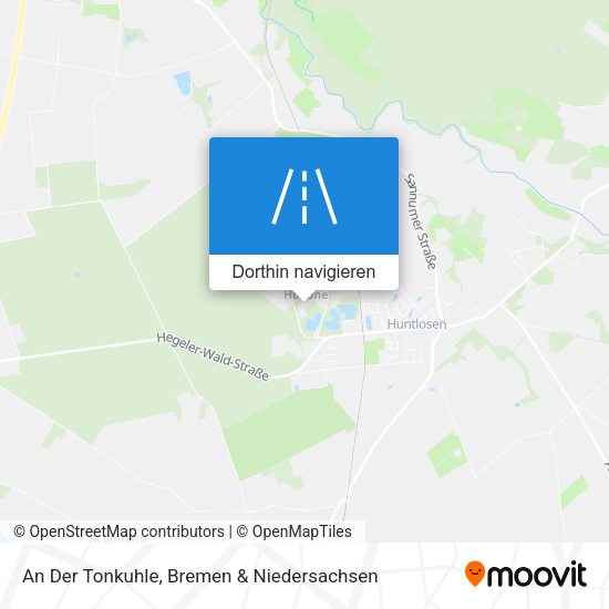 An Der Tonkuhle Karte