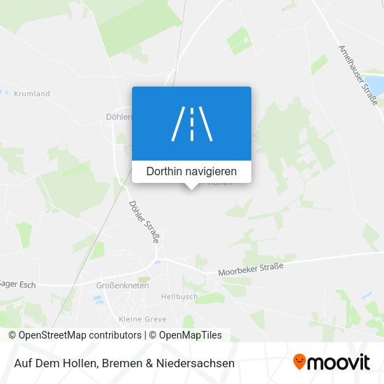 Auf Dem Hollen Karte