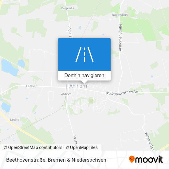 Beethovenstraße Karte