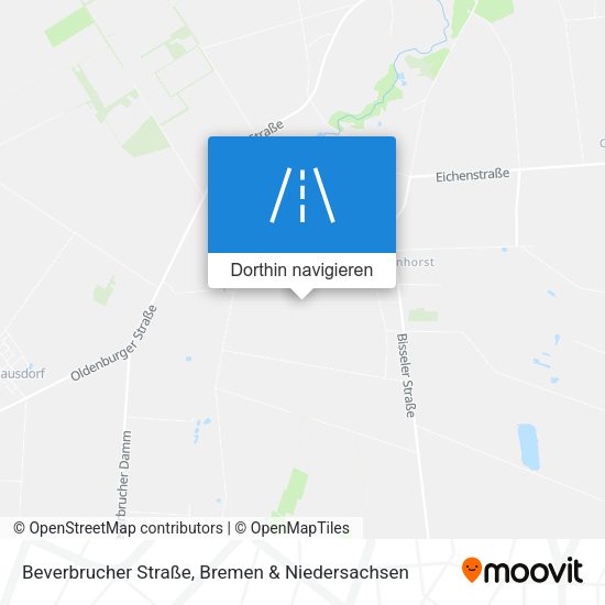 Beverbrucher Straße Karte