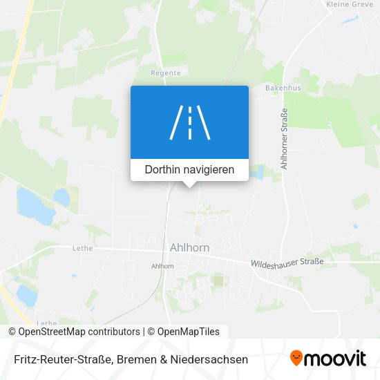 Fritz-Reuter-Straße Karte