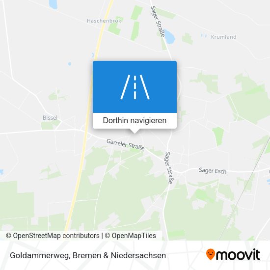 Goldammerweg Karte
