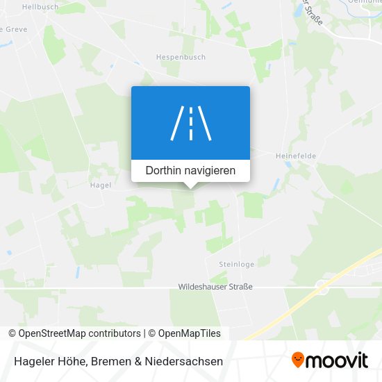 Hageler Höhe Karte