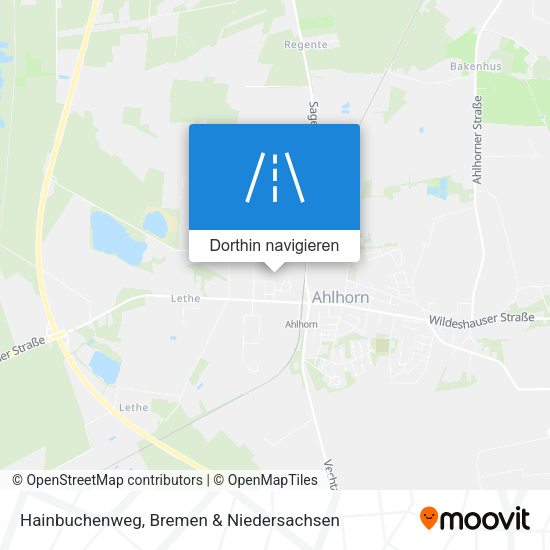 Hainbuchenweg Karte