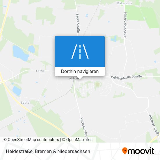 Heidestraße Karte