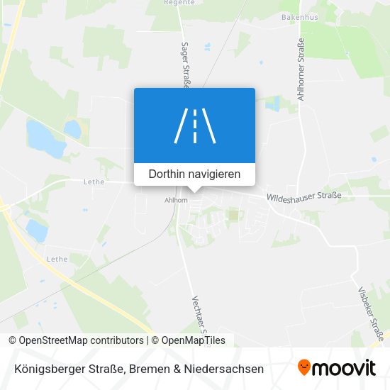 Königsberger Straße Karte