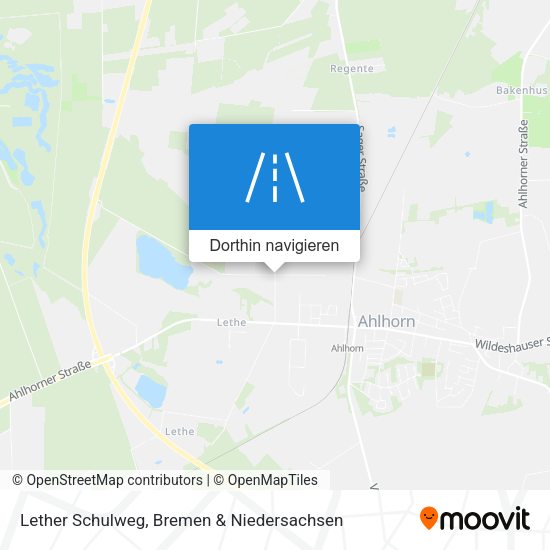 Lether Schulweg Karte