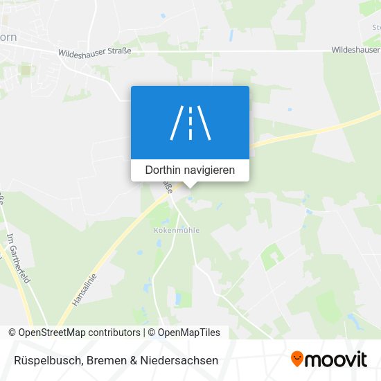 Rüspelbusch Karte