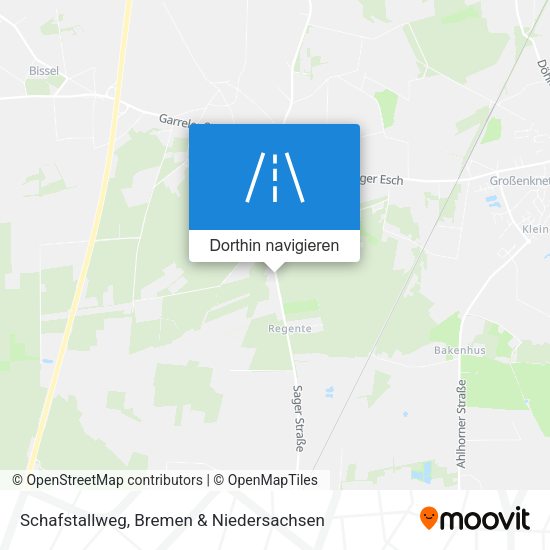 Schafstallweg Karte