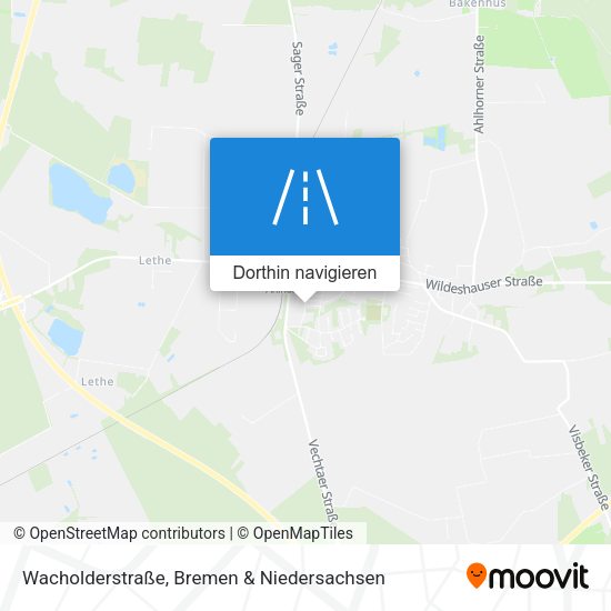 Wacholderstraße Karte