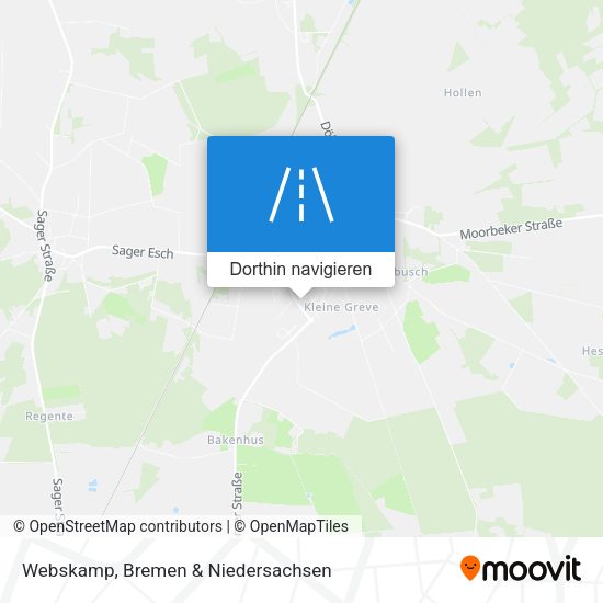 Webskamp Karte
