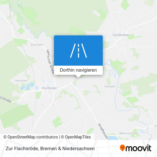 Zur Flachsröde Karte