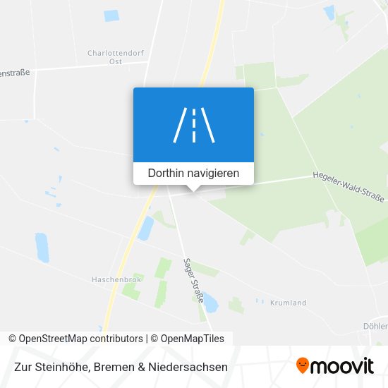 Zur Steinhöhe Karte