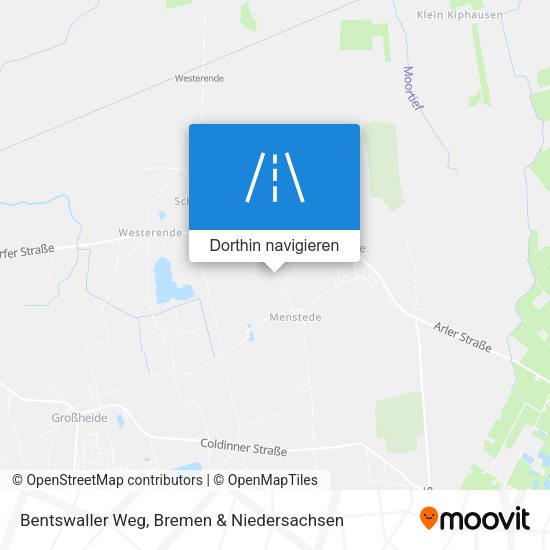 Bentswaller Weg Karte
