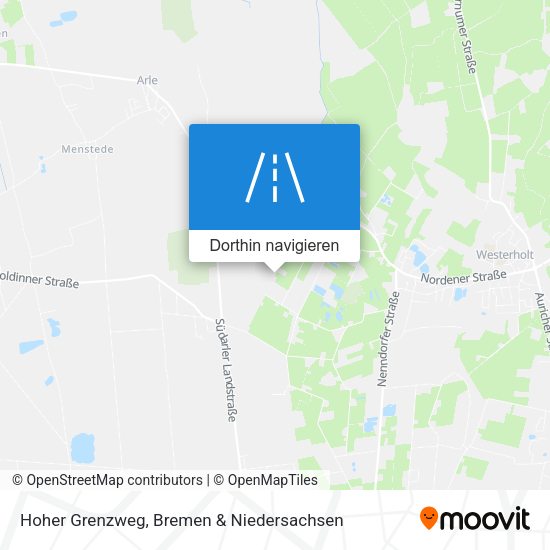 Hoher Grenzweg Karte