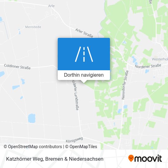 Katzhörner Weg Karte