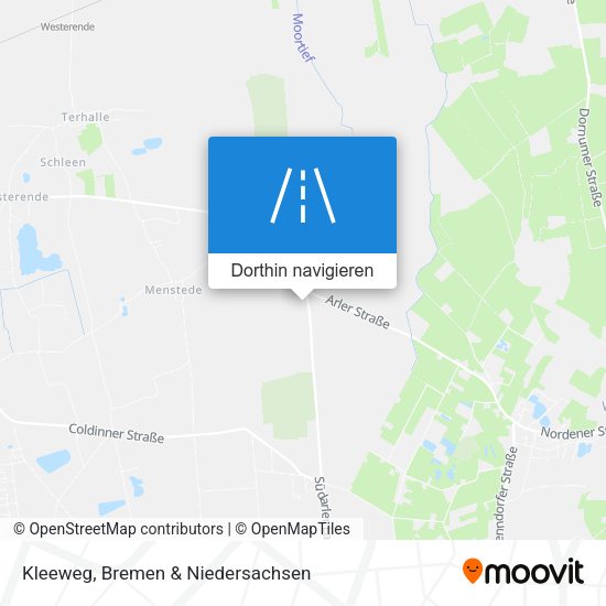 Kleeweg Karte