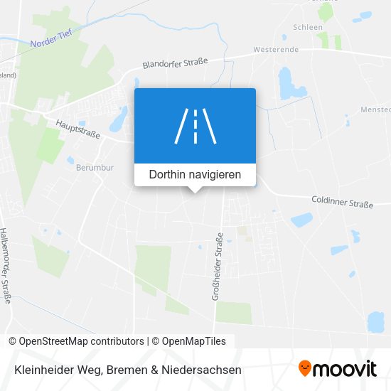 Kleinheider Weg Karte