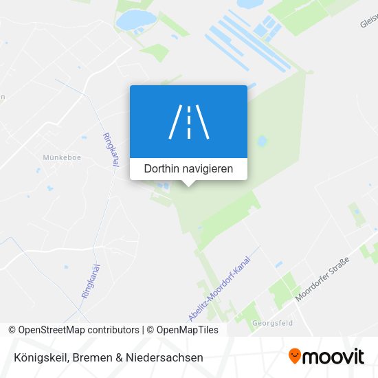Königskeil Karte