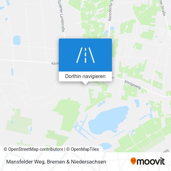 Mansfelder Weg Karte