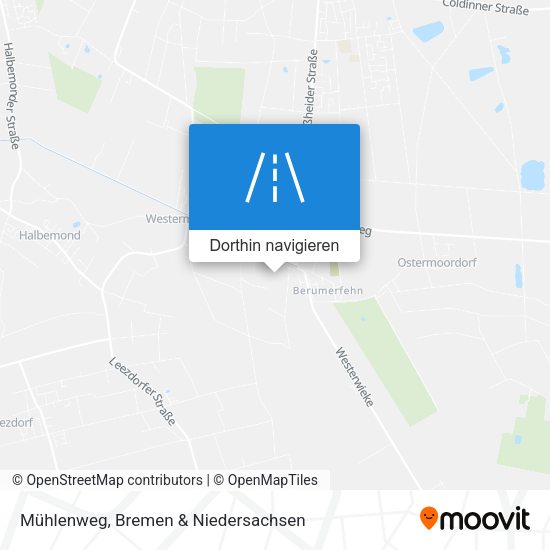Mühlenweg Karte