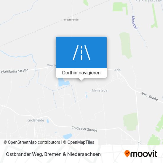 Ostbrander Weg Karte