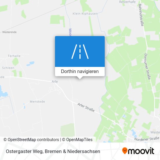 Ostergaster Weg Karte