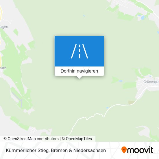 Kümmerlicher Stieg Karte