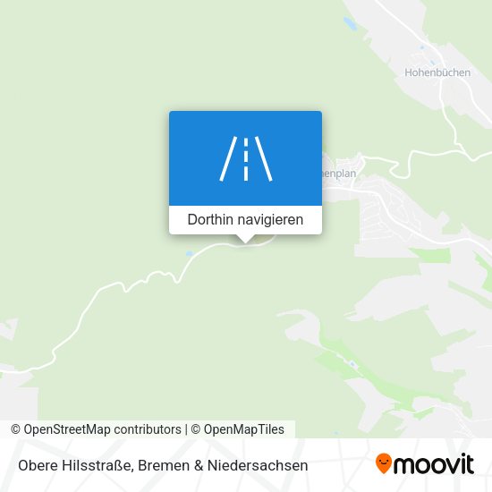 Obere Hilsstraße Karte