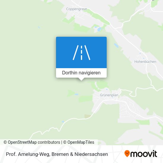 Prof. Amelung-Weg Karte