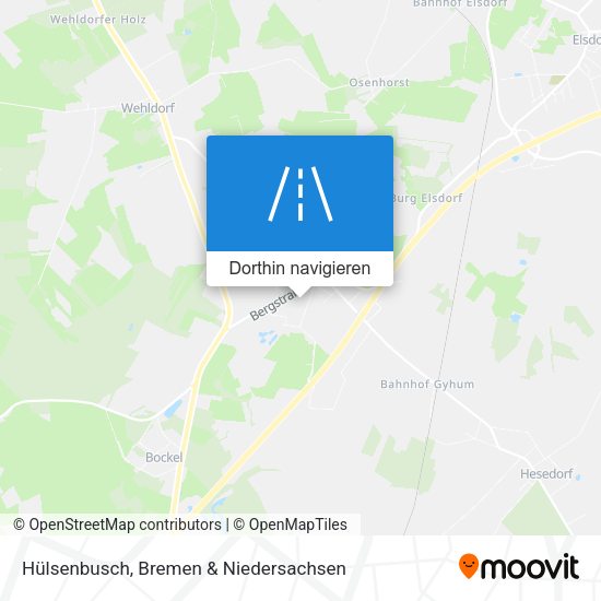Hülsenbusch Karte