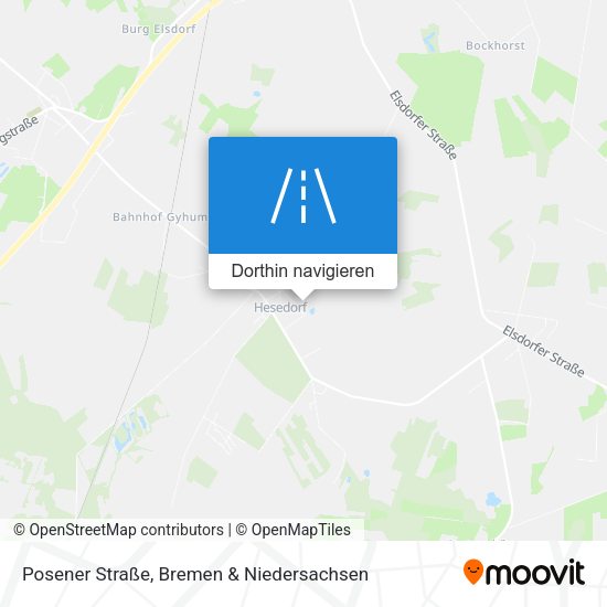 Posener Straße Karte