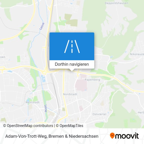 Adam-Von-Trott-Weg Karte