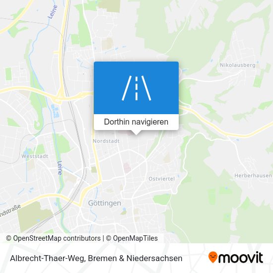 Albrecht-Thaer-Weg Karte
