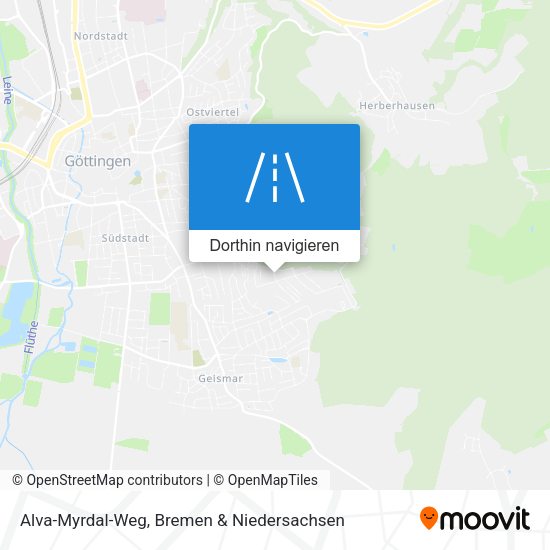 Alva-Myrdal-Weg Karte