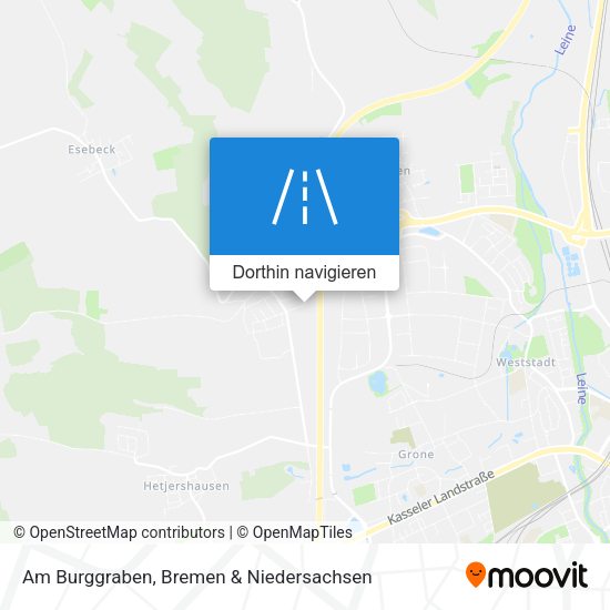 Am Burggraben Karte