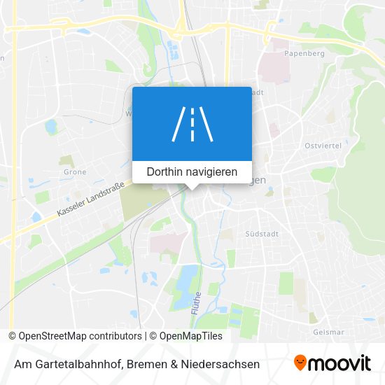 Am Gartetalbahnhof Karte