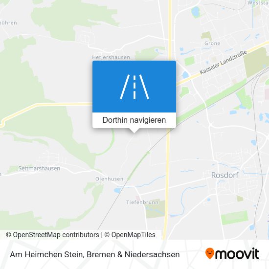 Am Heimchen Stein Karte