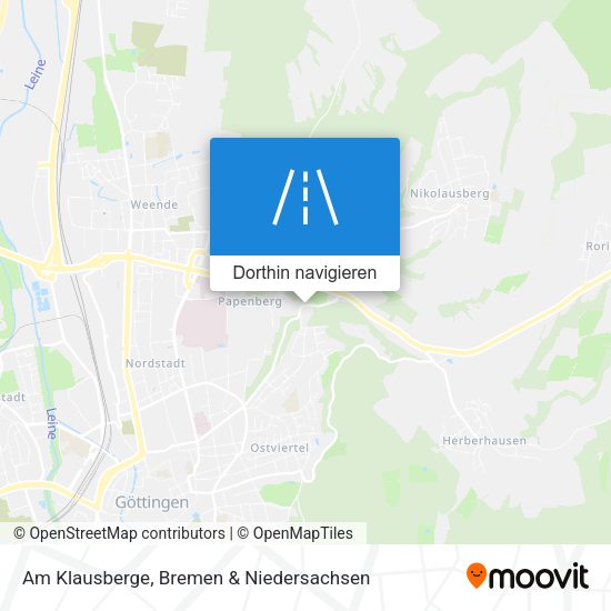 Am Klausberge Karte