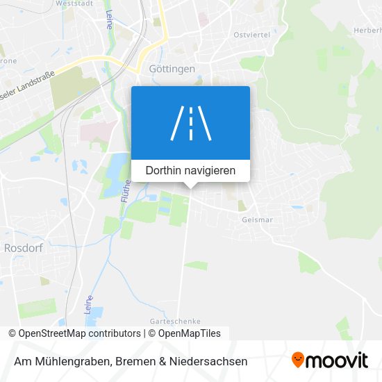 Am Mühlengraben Karte