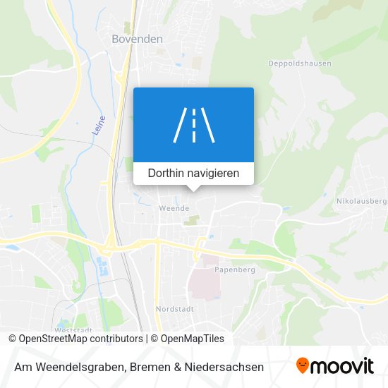 Am Weendelsgraben Karte