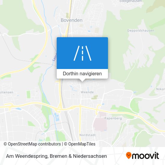 Am Weendespring Karte