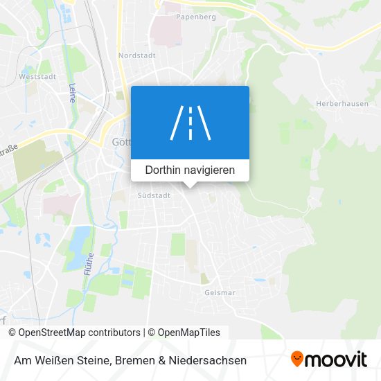 Am Weißen Steine Karte