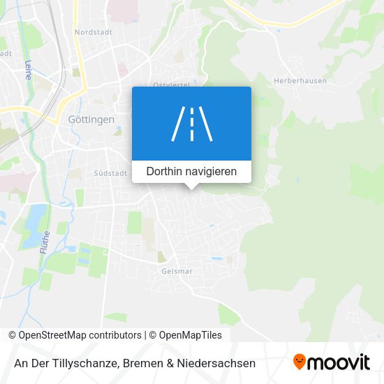 An Der Tillyschanze Karte